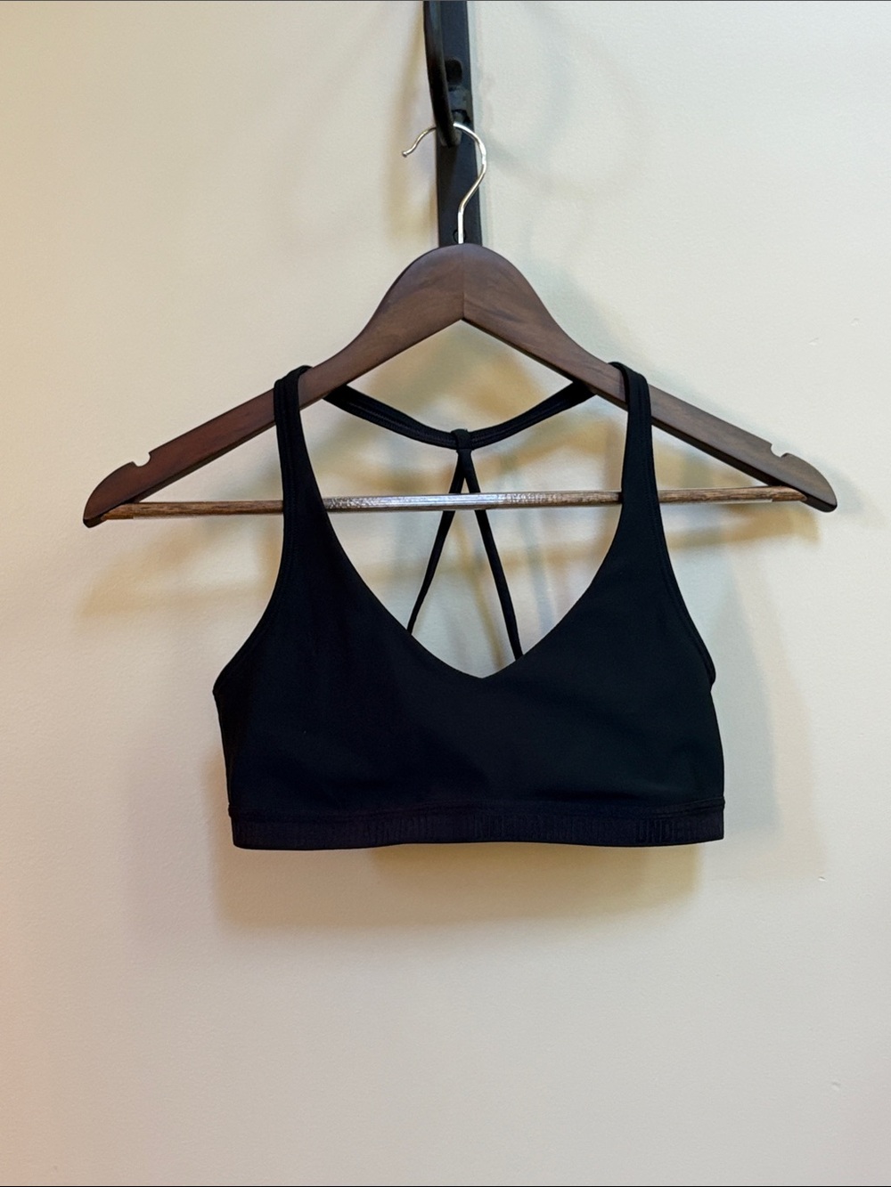 Under Armour Black Strappy Sports Bra